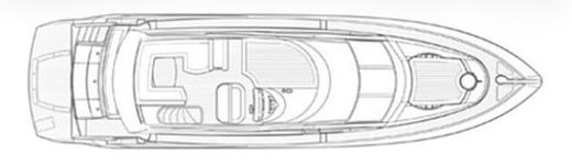 Схема палубы SUNSEEKER 60
